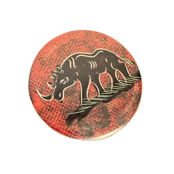 Soap Stone Coaster Set African Animals - Picture 8 of 11